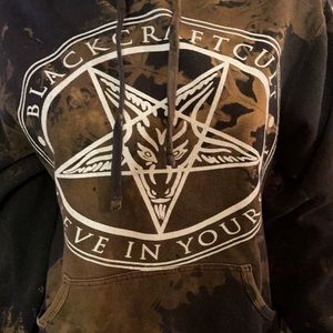 Blackcraft Cult Bleached Tie-Dye Hoodie Medium
